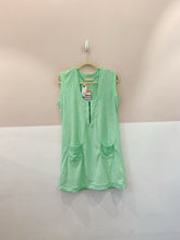 Vestido atoalhado verde Pitta G