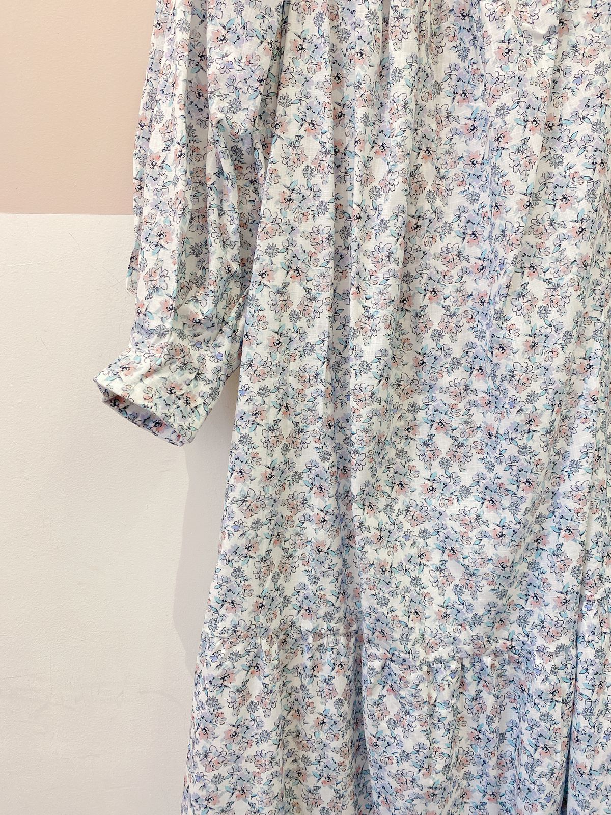 Vestido florido ombro só G