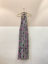 Vestido estampado verde Hit M
