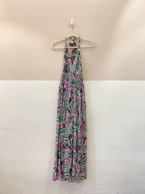 Vestido estampado verde Hit M