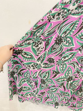 Vestido estampado verde Hit M