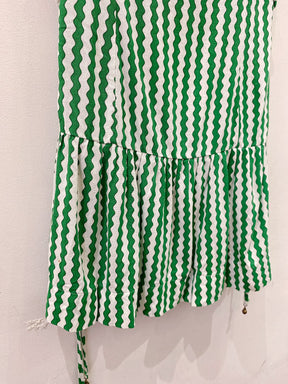 Vestido curto verde Farm G